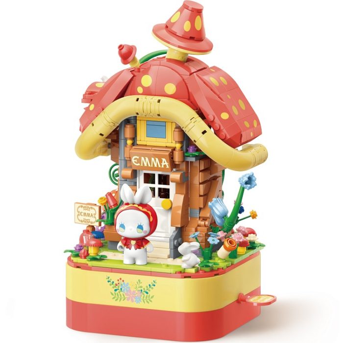 EMMA Mushroom House Building Blocks LUCKY EMMA STUDIO