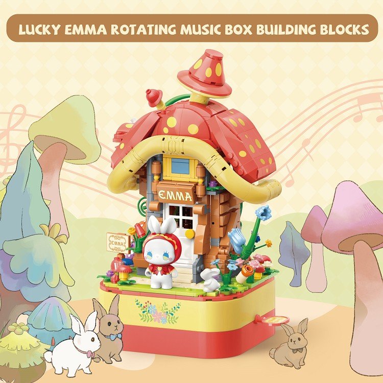 EMMA Mushroom House Building Blocks 4 EMMA Mushroom House Building Blocks - Image 4
