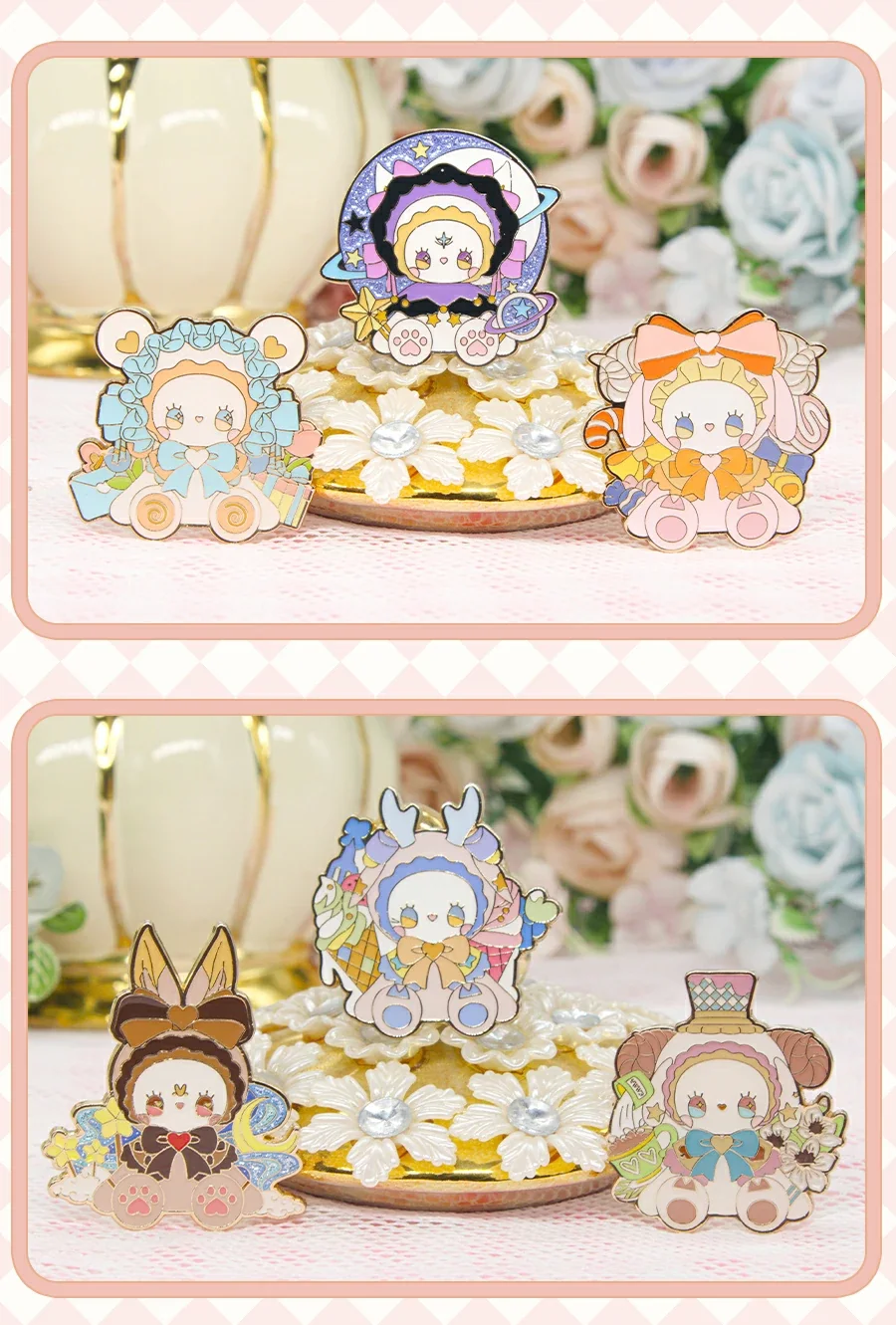 EMMA Secret Forest Tea Party Collection badge Blind Box 48 format,webp