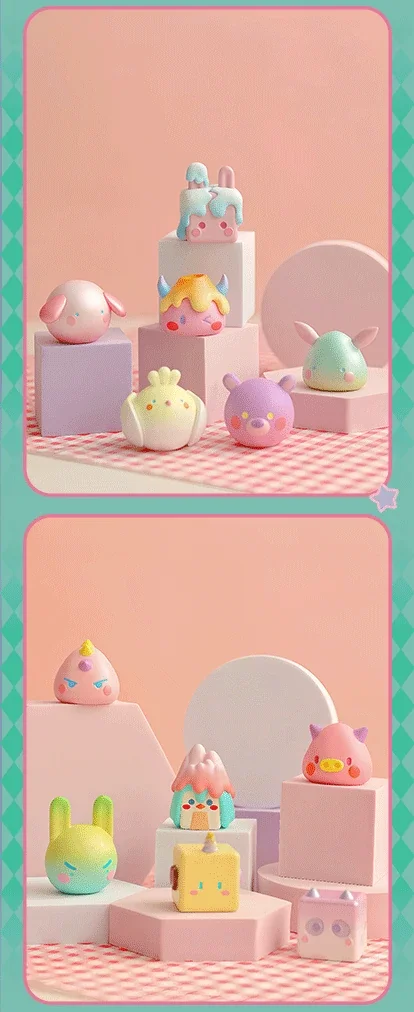 Geometric Monster blindbox 21 format,webp