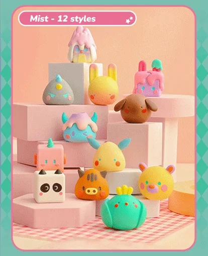 Geometric Monster blindbox 20 format,webp
