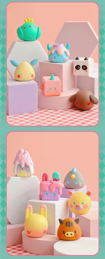 Geometric Monster blindbox 19 format,webp