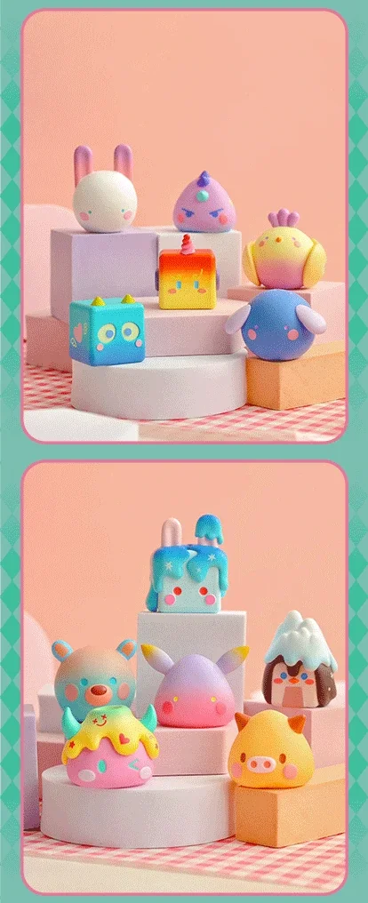 Geometric Monster blindbox 17 format,webp
