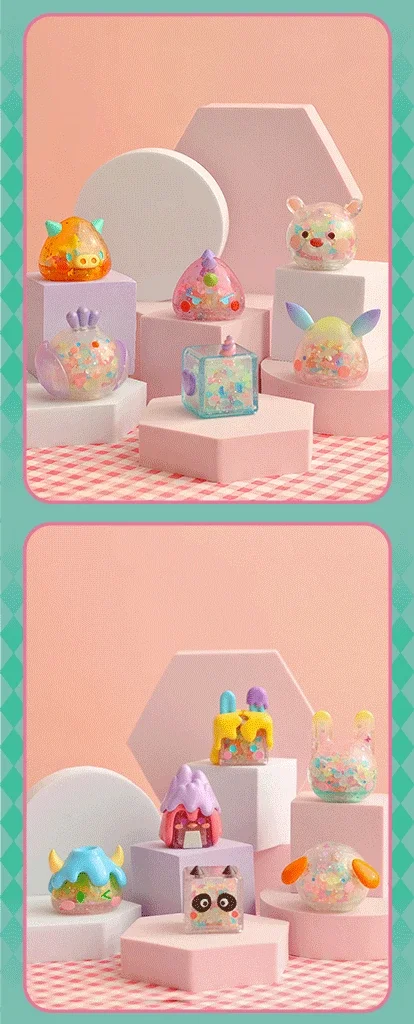 Geometric Monster blindbox 14 format,webp