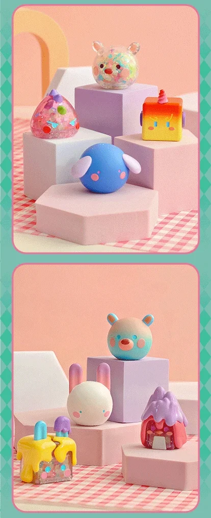 Geometric Monster blindbox 13 format,webp