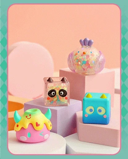 Geometric Monster blindbox 11 format,webp