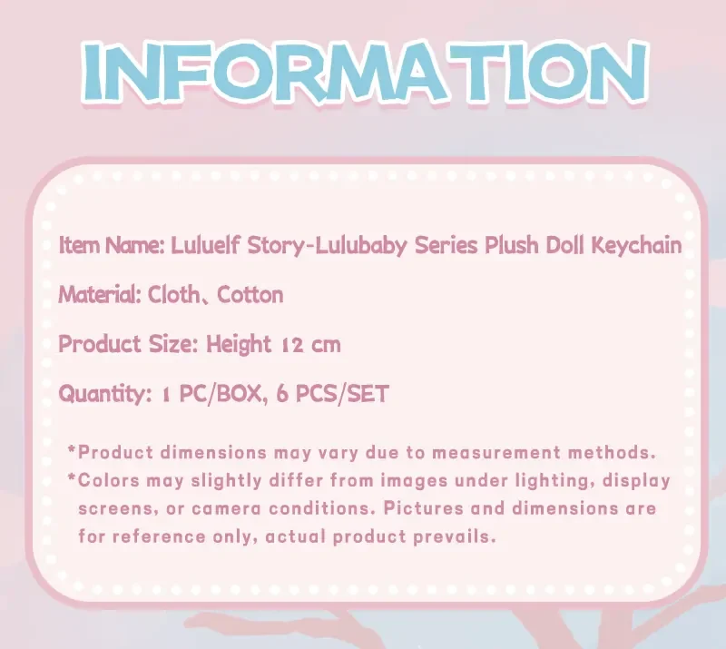 HAPPY ENGINE Luluelf Story Lulubaby SeriesPlush Doll Keychain 32 format,webp