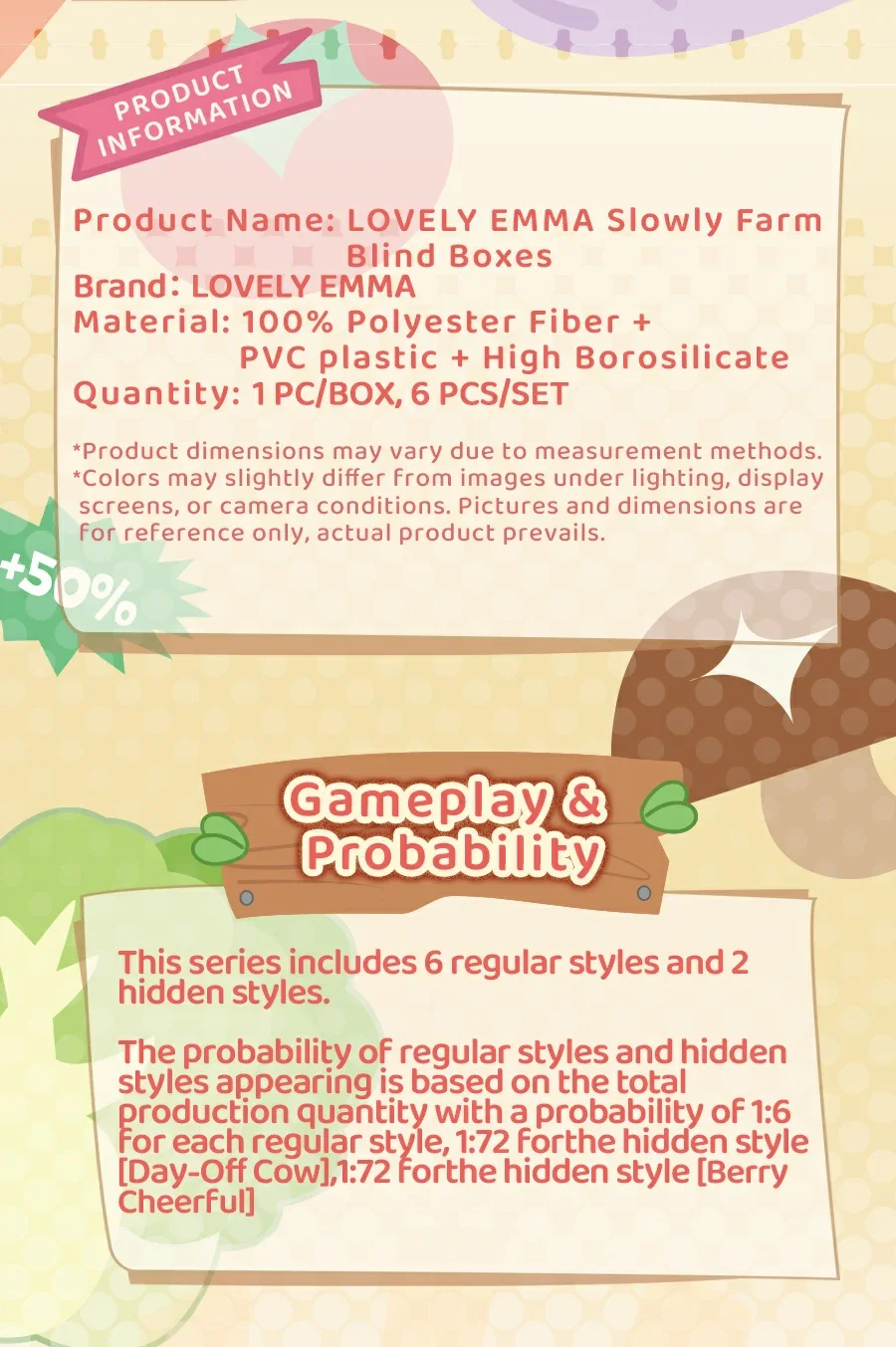 LOVELY EMMA slowly farm blindbox 57 format,webp