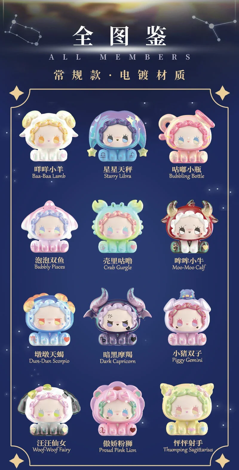 EMMA Hey Zodiac Series Blind Box | LUCKY EMMA STUDIO