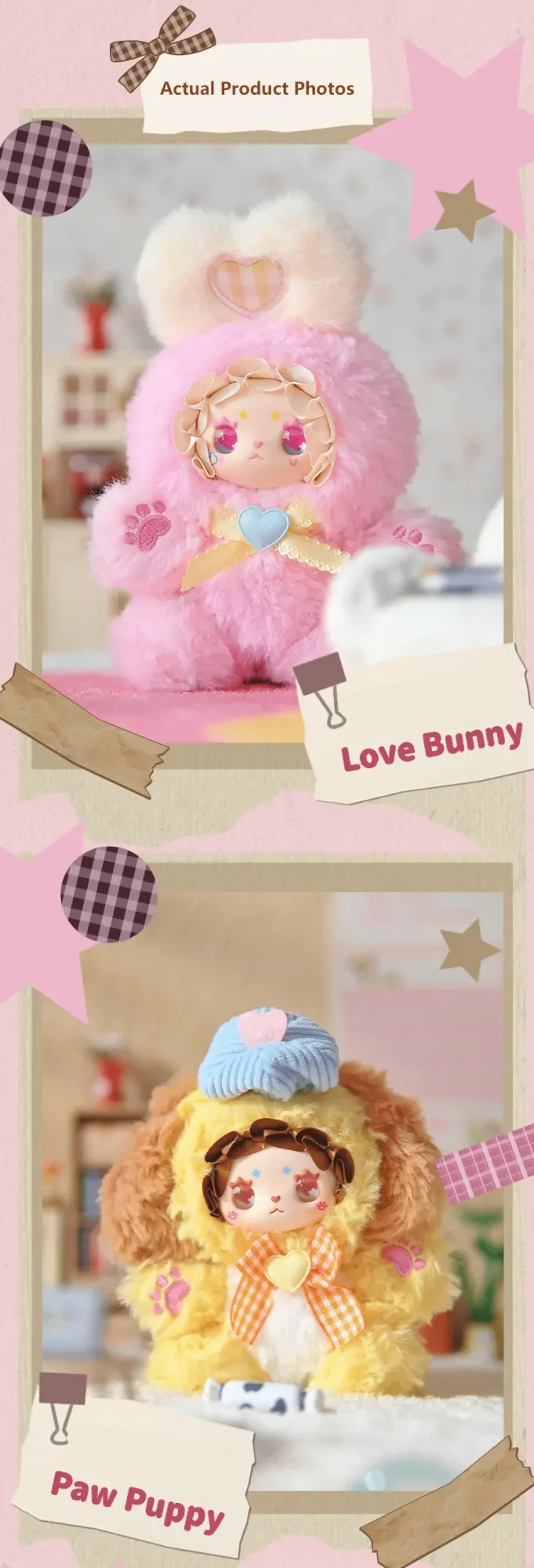 Lovely Emma Hugging Series Plush Blind Box | LUCKY EMMA STUDIO