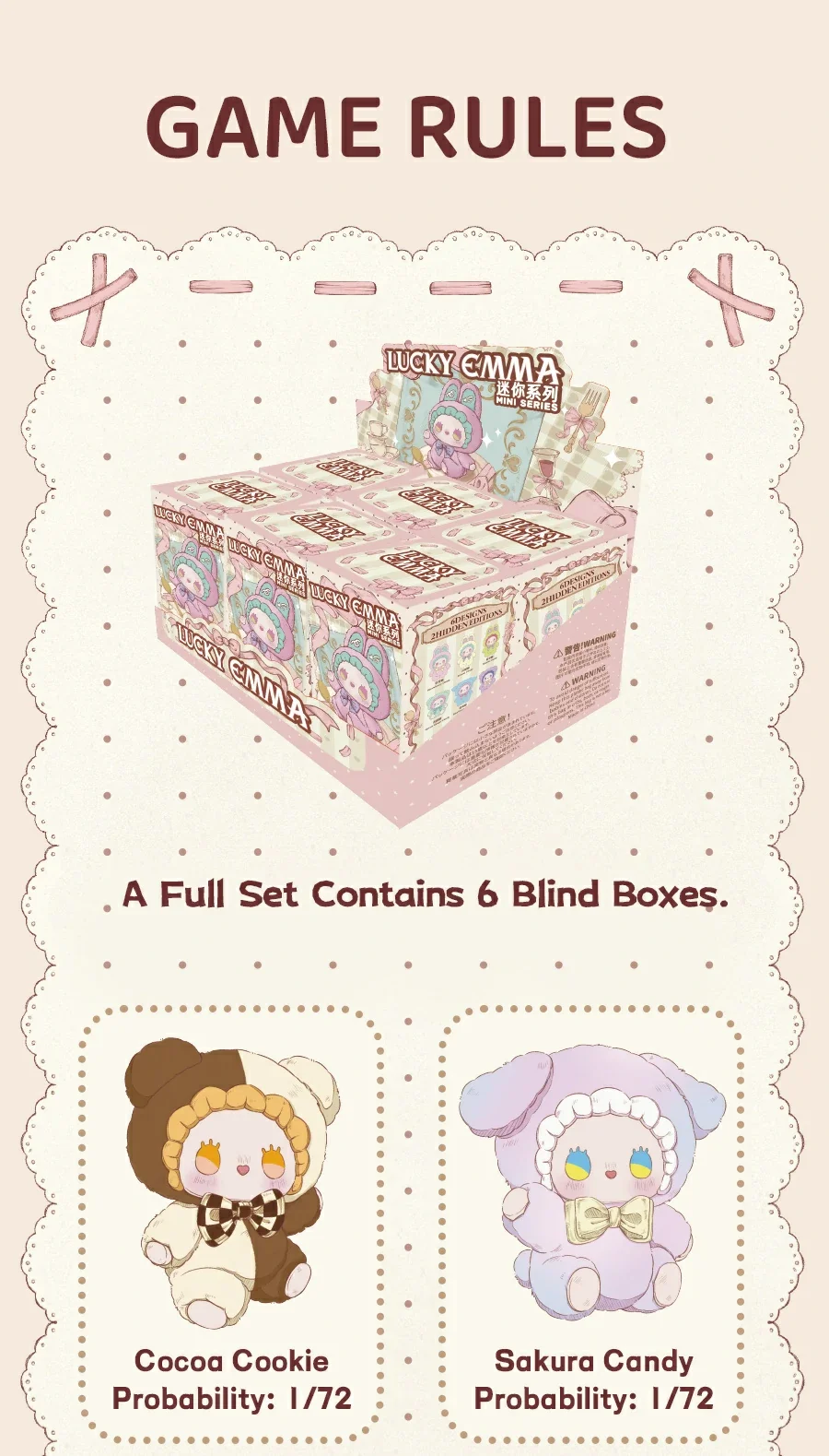LUCKYEMMA Mini Collection Blind Box 72 format,webp