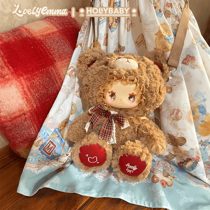 LOVELY EMMA & HOLLY BABY ぬいぐるみ 水筒セット LOVELYEMMA x Holly Baby BearCup Bag + Cup | LUCKY EMMA STUDIO