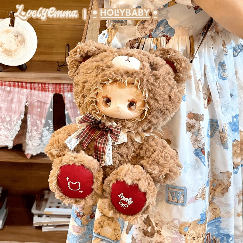 LOVELY EMMA & HOLLY BABY ぬいぐるみ 水筒セット LOVELYEMMA x Holly Baby BearCup Bag + Cup | LUCKY EMMA STUDIO