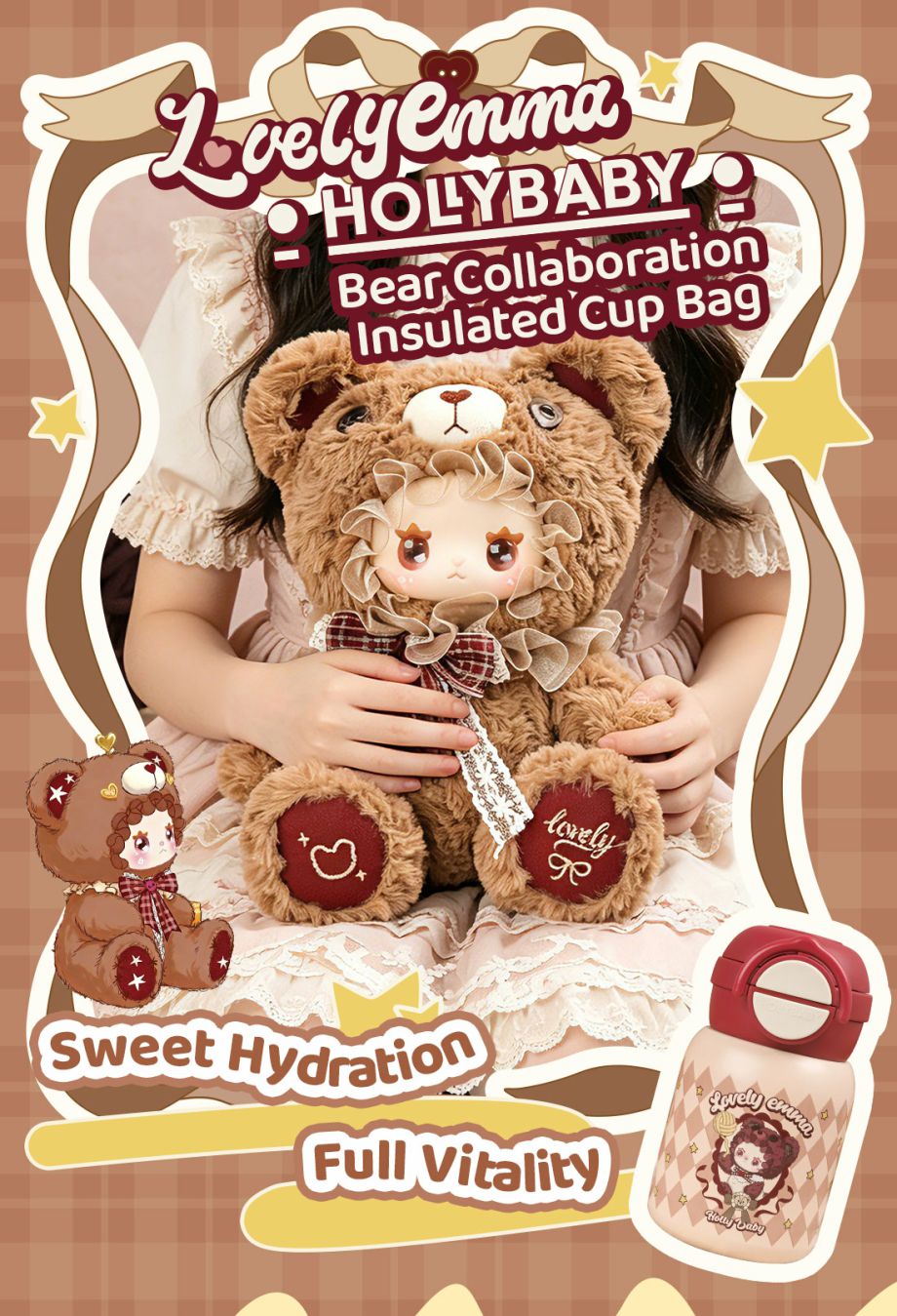 LOVELYEMMA x Holly Baby BearCup Bag + Cup | LUCKY EMMA STUDIO