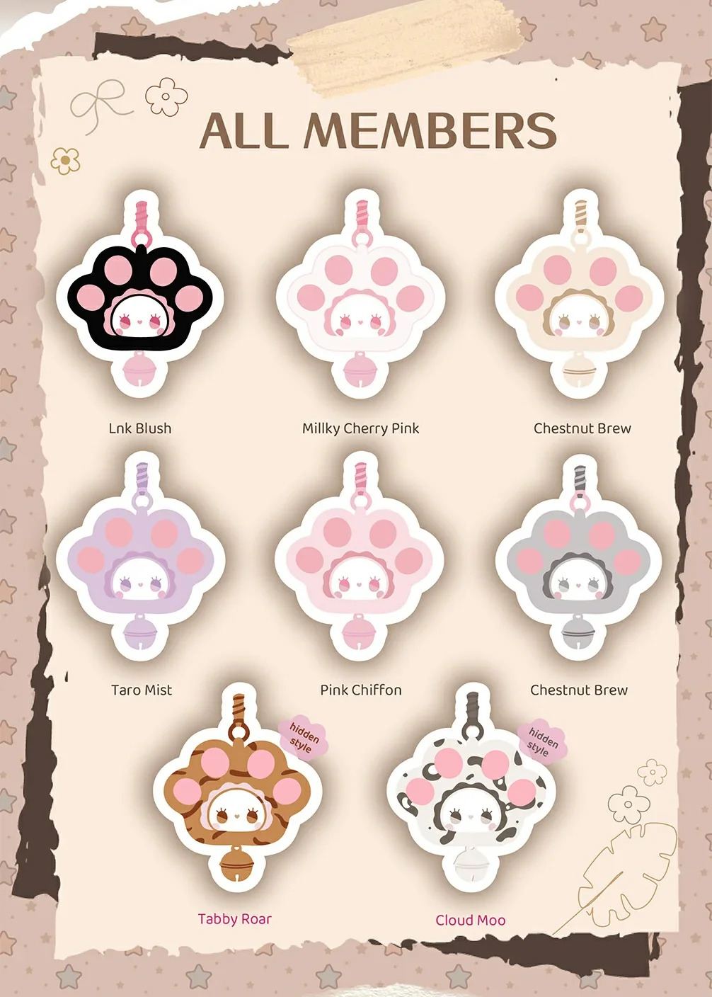 EMMA Cat Paw Squishy Series blind box 52 format,webp